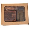 Myslivecký dárkový set - Kožená peněženka a kšandy