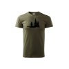 Myslivecké Tričko Les zelené cp (Velikost XS)