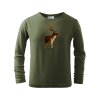 Myslivecké Tričko dlouhý rukáv Daněk bp (Velikost 158cm(12let))
