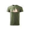 Myslivecké Tričko Les sv. zelené sp (Velikost XS)