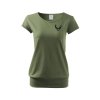 Myslivecké Tričko dámské volný střih Jelen (Velikost XS)
