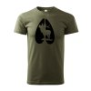 Myslivecké Tričko Jelen Stopa (Velikost XS)