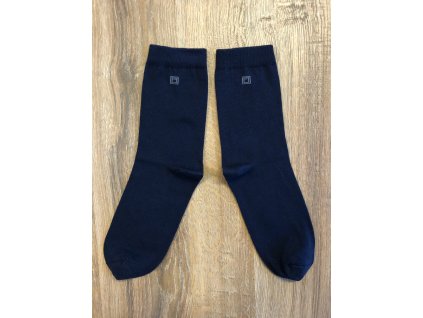 Ponožky oblekové antibakteriální - tmavě modrá