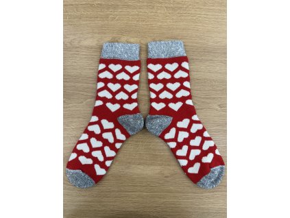 Ponožky Srdce zimní