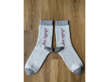 Ponožky zimní sladké sny