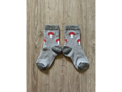 Ponožky zimní Muchomůrky