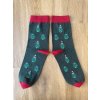 Ponožky vánoční stromečky