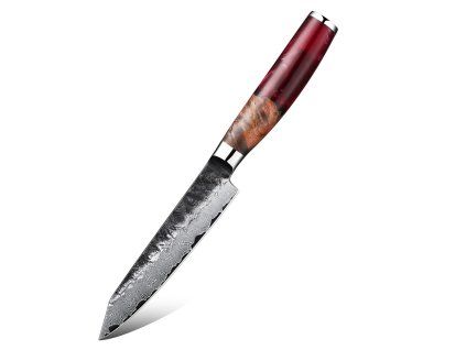 Utility damaškový nůž RED Flame 01