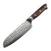 Santoku nůž Damascus Ironwood Elite 01