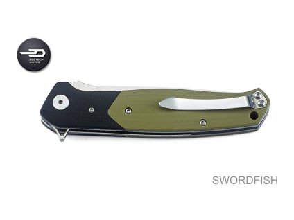 Nôž Bestech Swordfish Black and Beige BG03B