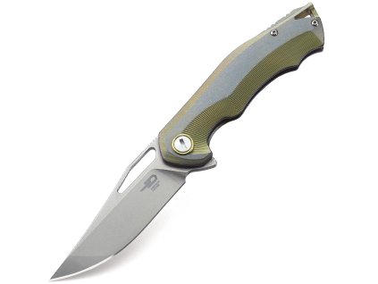 Bestech TERCEL CPM-S35VN, Stone Wash, Titanium, Retro Gold BT1708A