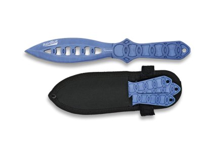 Albainox Rainblue sada vrhacích nožů 32277