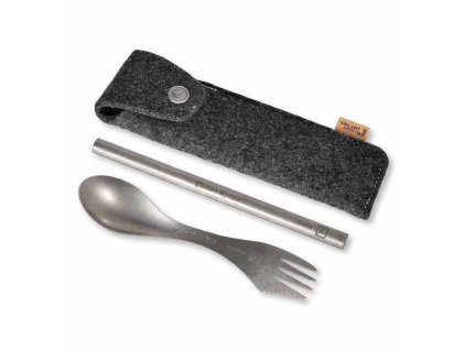 Light My Fire Spork´n Straw Kit Titanium 4218301110
