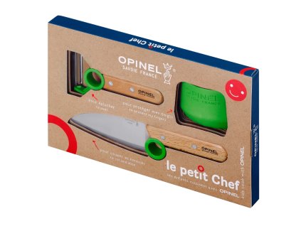 Opinel Le Petit Chef Dětská Kuchařská Sada Zelená