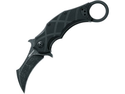 Fox Edge The Claw 8Cr13MOV Black Stonewashed G10 Black