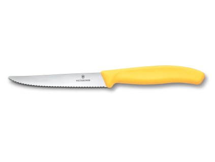 Victorinox Nůž na steak a pizzu Lemon Yellow