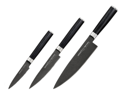 Samura MO V Stonewash sada kuchynských nožov 3 ks