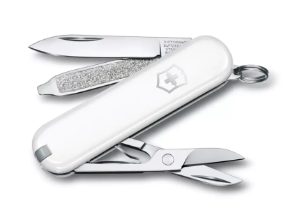 victorinox classic sd 58 mm falling snow