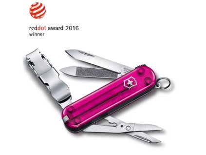 Victorinox Nail Clip 580, 65 mm, pink transparent