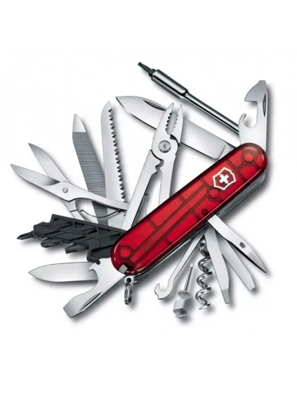 Victorinox Cyber Tool L, 91 mm, red transparent