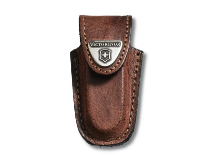 victorinox belt pouch leather brown