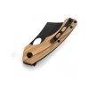 Bestech SKIRMISH 154CM, Black stonewash, Olivewood BL06C
