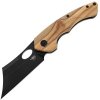 Bestech SKIRMISH 154CM, Black stonewash, Olivewood BL06C