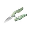 Bestech THE RETICULAN CPM-S35VN, Stonewash+Satin, Titanium, Green BT1810C