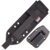 ESEE Knives Model 3 survival knife 3MIL-P-B black sheath + belt clip and MOLLE-back