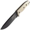 Esee Knives Model 5 Black Blade, Desert Tan Handle 5P-E Survival Knife With Kydex Sheath