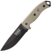 3965 noz esee knives model 5 black blade desert tan handle 5p e survival knife with kydex sheath