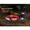 Dobíjecí čelovka Fenix ​​HM65R-T V2.0 - tmavě fialová