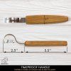 beavercraft lyzickar sk2 oak 30 mm dubova rukovat pre pravakov 7