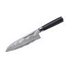 noz damaskovy samura damascus santoku 18 cm g10