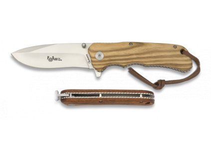 Nóż składany Albainox 18013-A z drewnianą rękojeścią