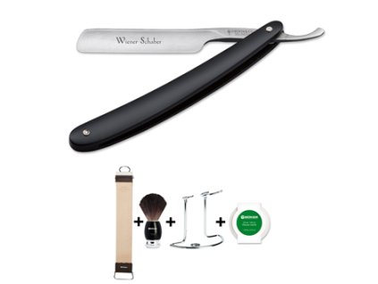 Zestaw do golenia Böker Wiener Schaber 4/8" + Pflegeset