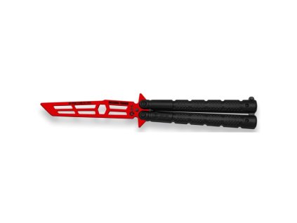 K25 Training Balisong RED 02195 nóż treningowy