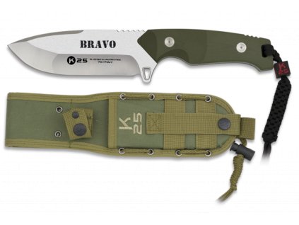 Nóż taktyczny K25 Bravo z powłoką tytanową