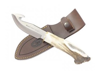 Nóż myśliwski Muela VIPER z jelencem i skórzanym etui