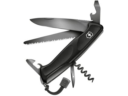 Nóż składany Victorinox RangerGrip 55 Onyx Black 12 funkcji