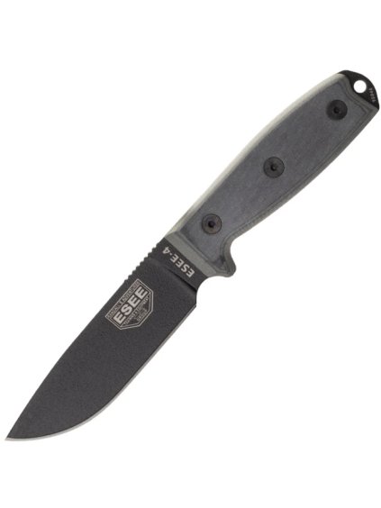 Nóż survivalowy ESEE 4P z micartą i pochewką MOLLE