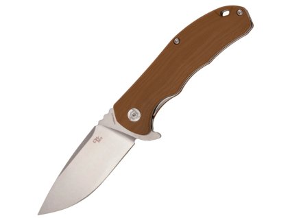 Nóż CH Knives 3504 D2 G10 – brązowy, stonewash