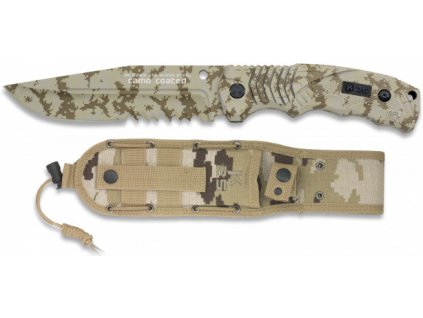 Nóż taktyczny RUI K25 32162 z ząbkowanym ostrzem