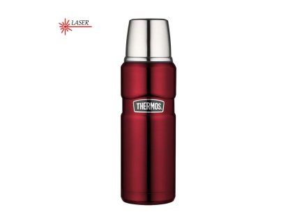 thermos termoska na napoje cervena