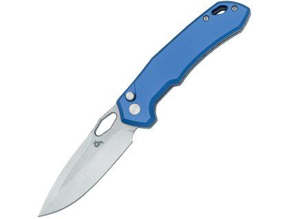 black fox atros vg10 satin aluminium blue