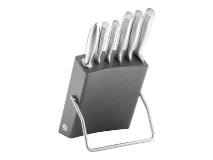 Zestaw noży Zwilling BSF Chicago 7 szt. w bloku – szary
