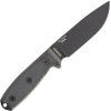 3959 1 esee knives esee 4p mb b plain edge black sheath molle back and clip plate