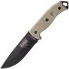 3965 noz esee knives model 5 black blade desert tan handle 5p e survival knife with kydex sheath
