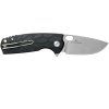 3989 1 noz fox knives core fold black frn n690 stone washed black spacer fx 604