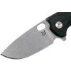 3989 2 noz fox knives core fold black frn n690 stone washed black spacer fx 604